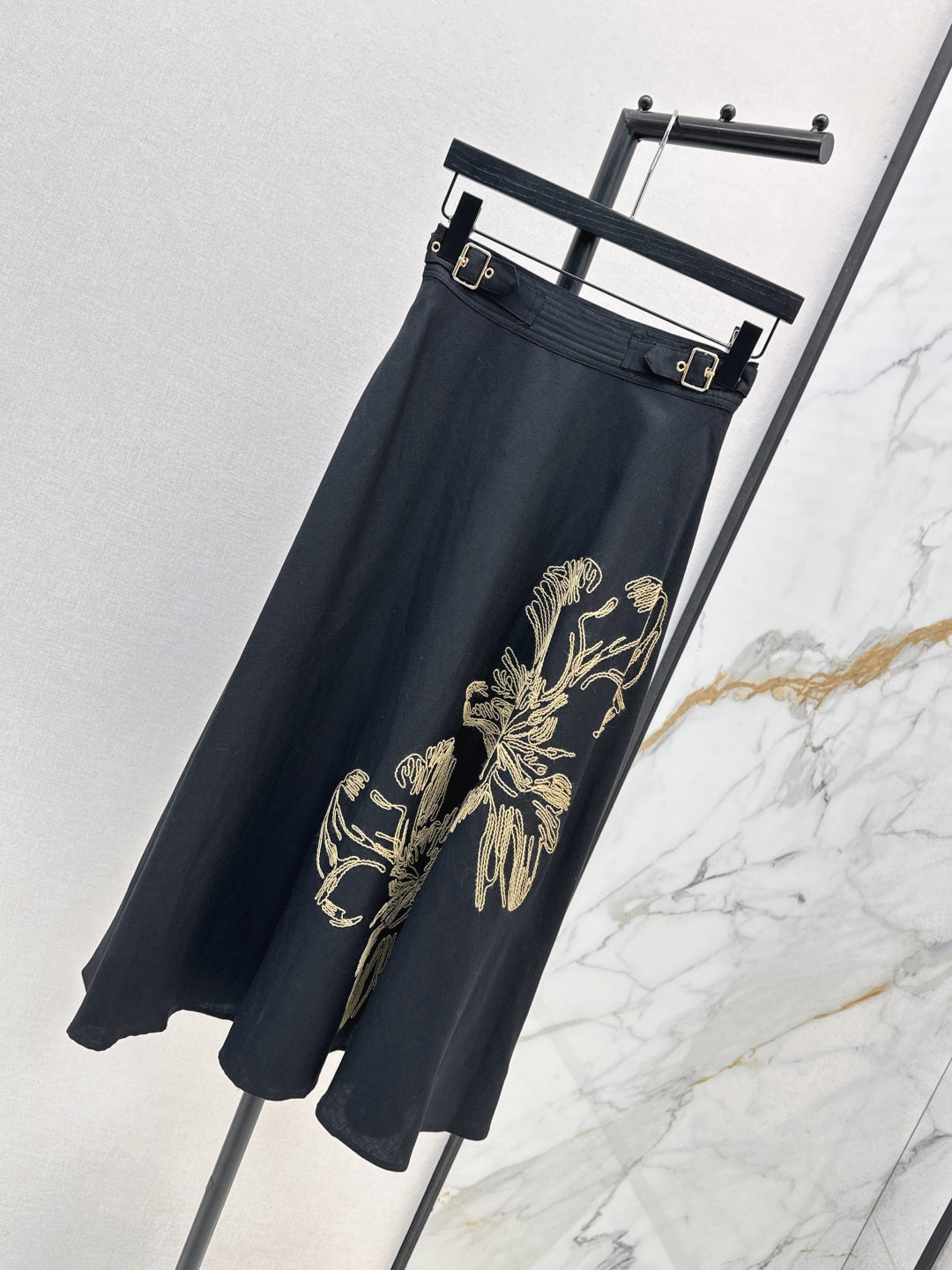 CD 25ss embroidered skirt