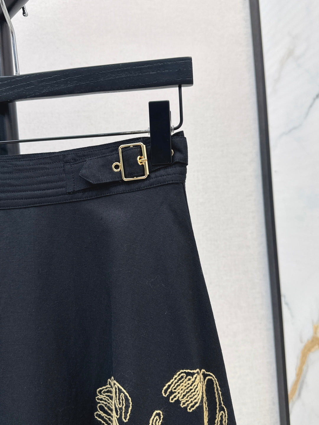 CD 25ss embroidered skirt