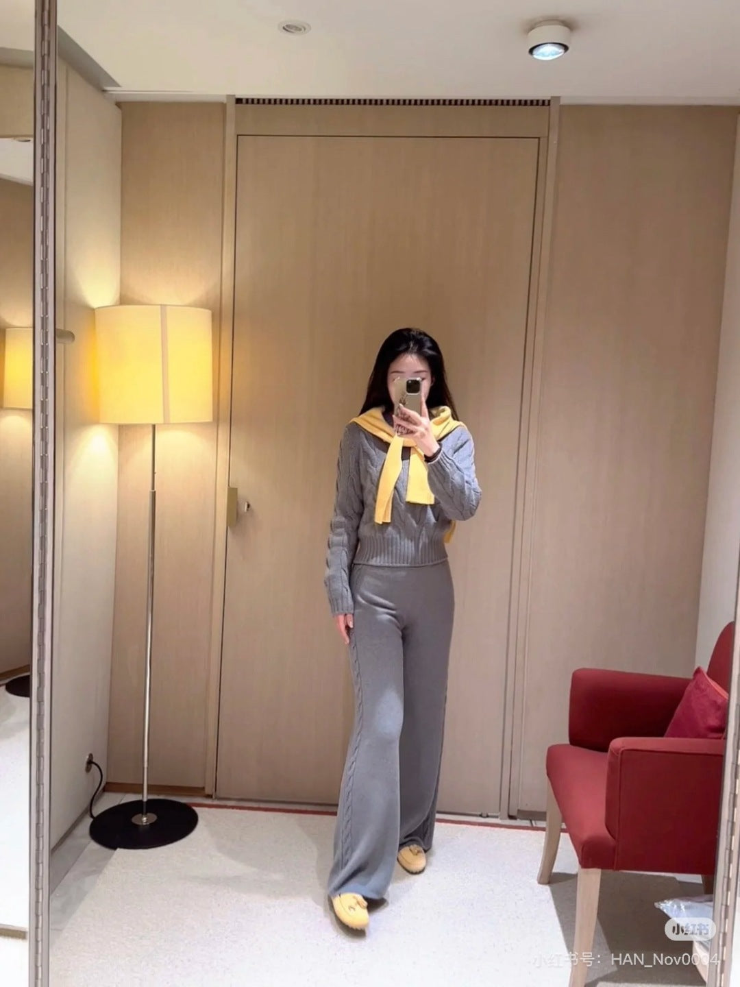 Loro 25fw cashmere suit