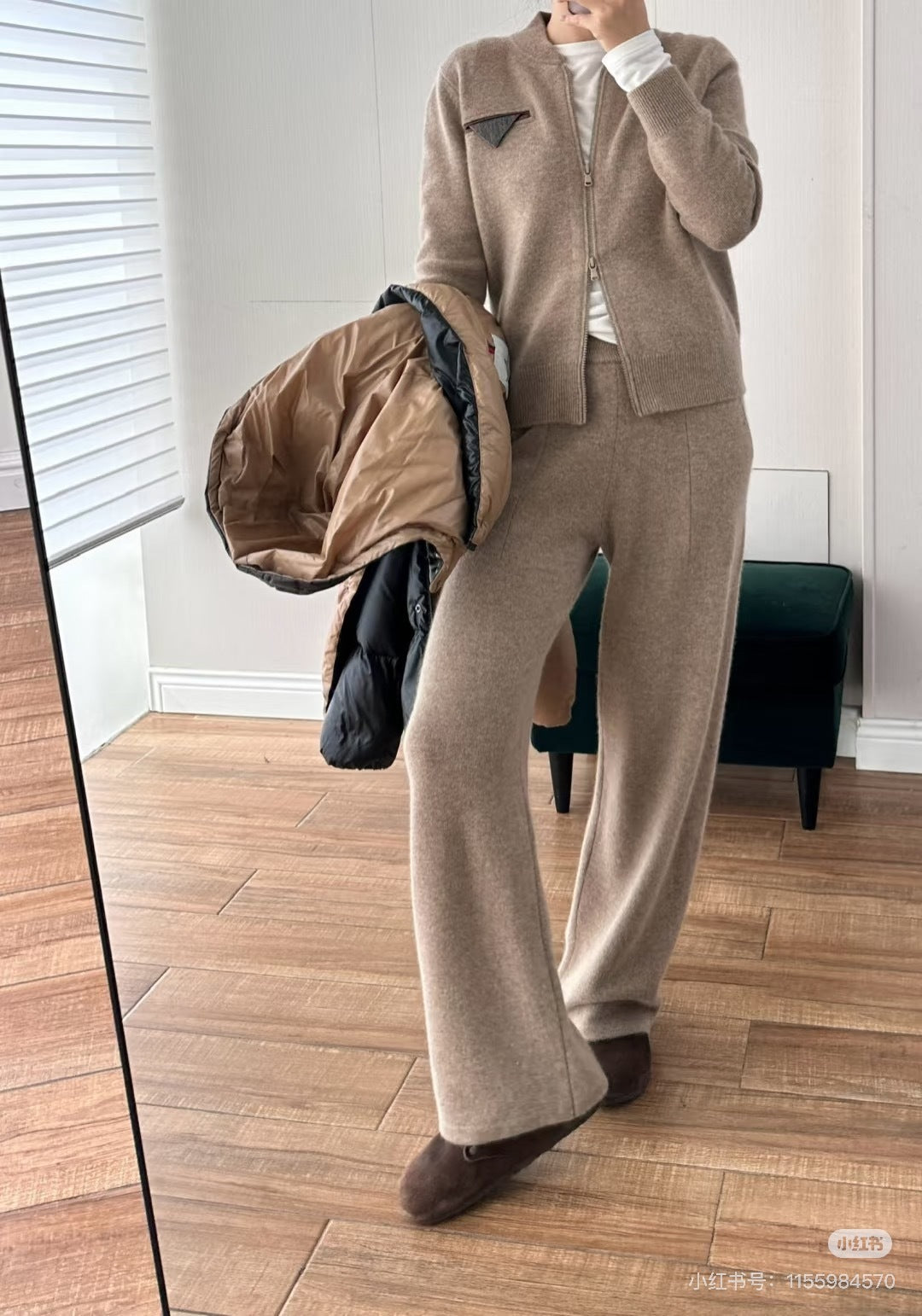 Brune 25fw cashmere suit