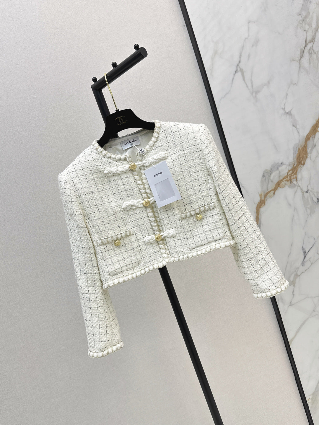Chan 25fw woven crop jacket