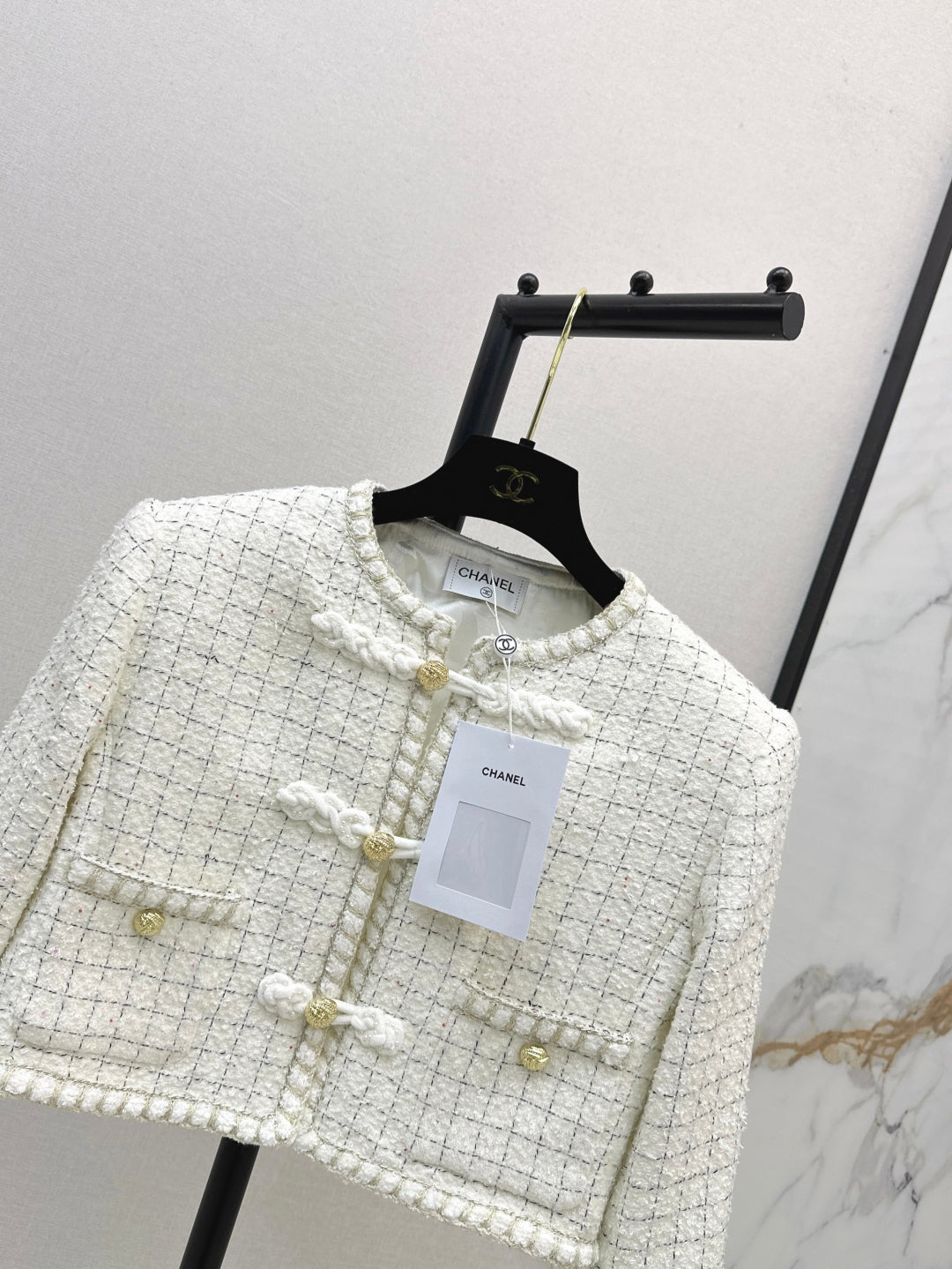 Chan 25fw woven crop jacket