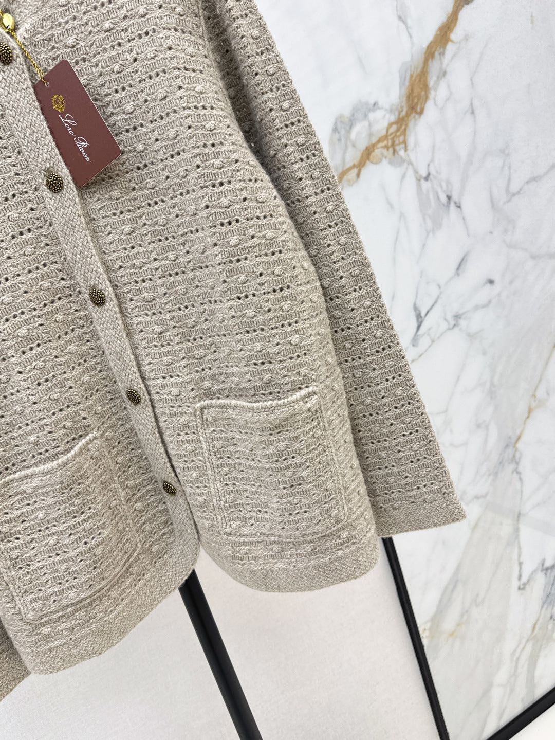 Loro 25fw knitted cardigan