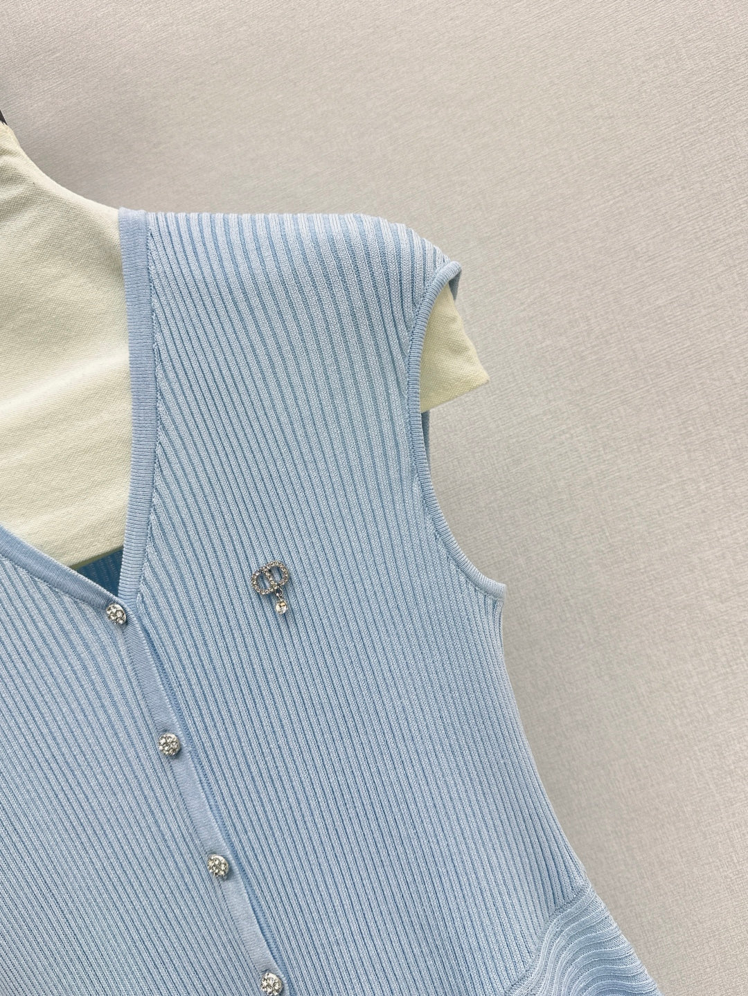 CD 25fw knitted vest
