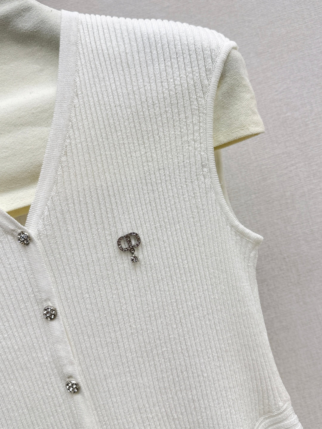 CD 25fw knitted vest