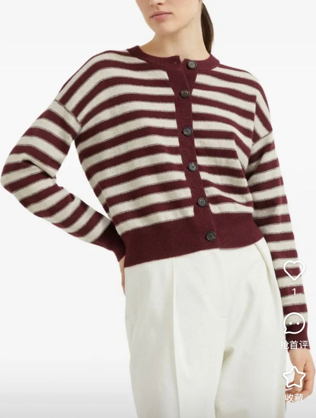 Brune 25fw knitted cardigan