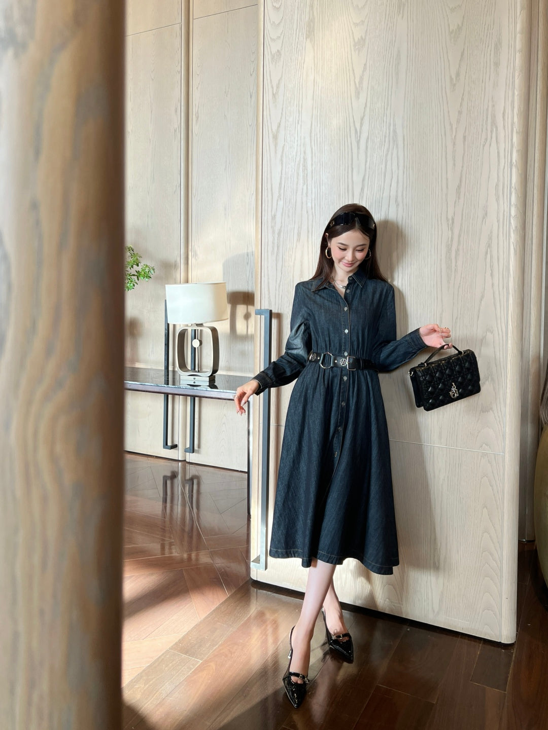CD 25fw denim dress