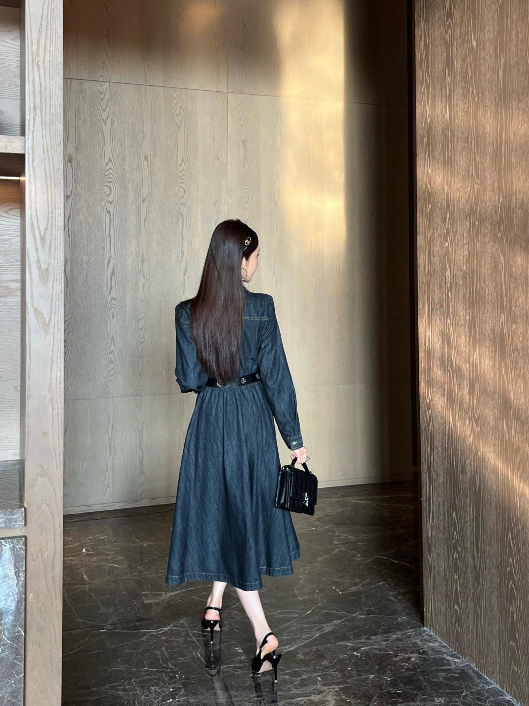 CD 25fw denim dress
