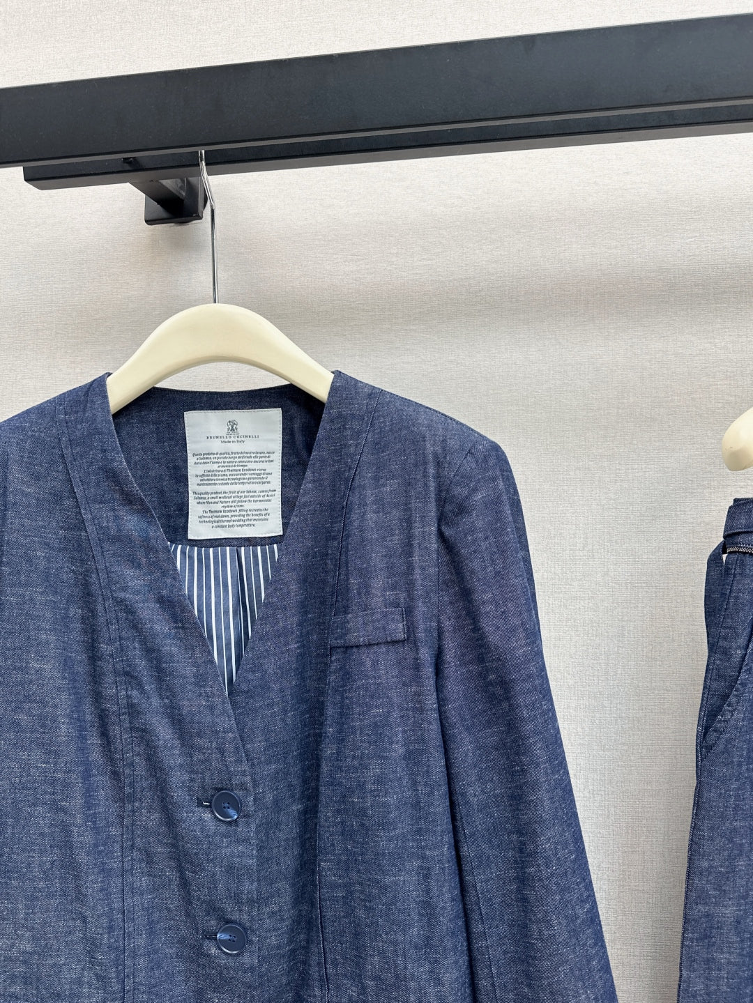 Brune 25fw denim blazer