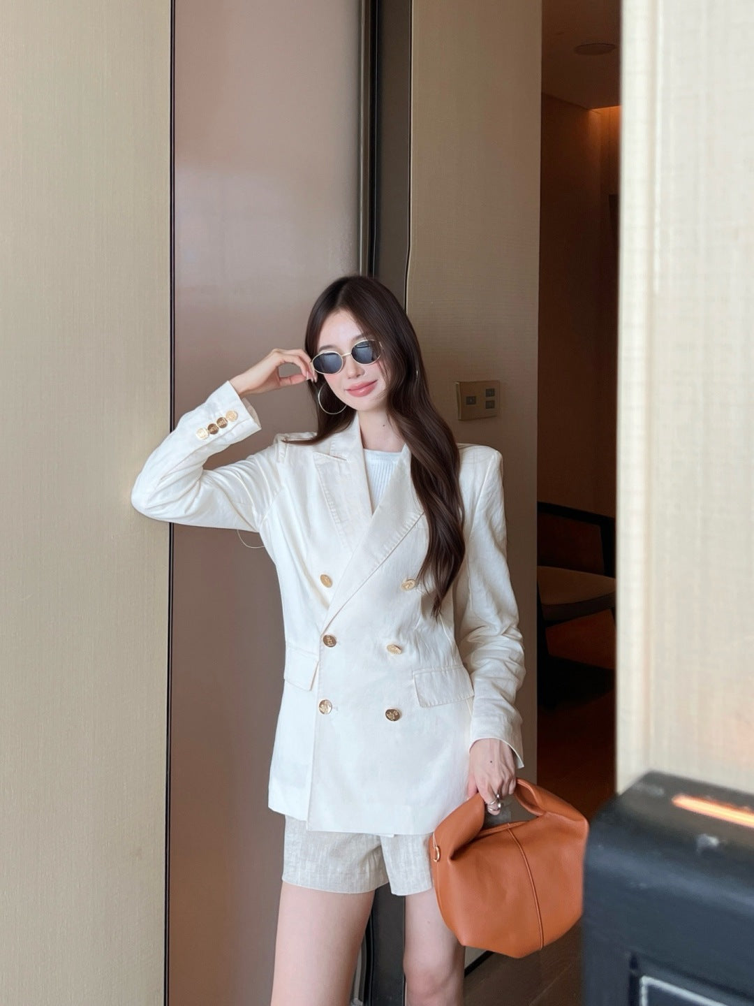 Ral 25fw linen blazer