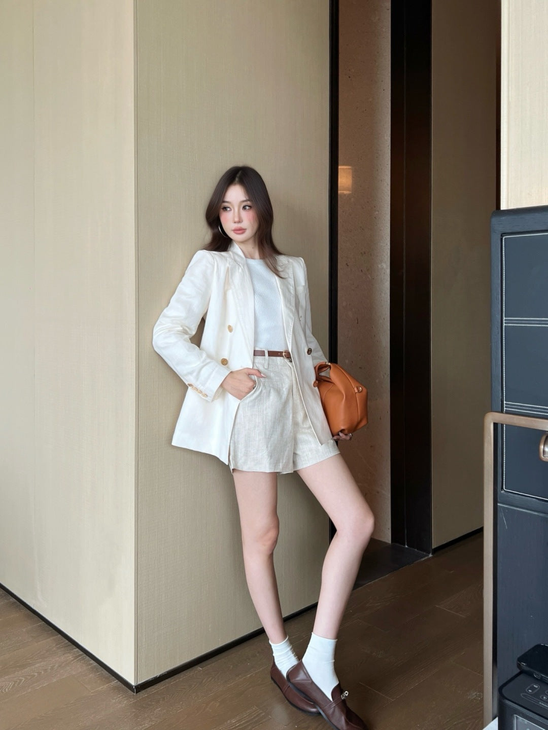 Ral 25fw linen blazer