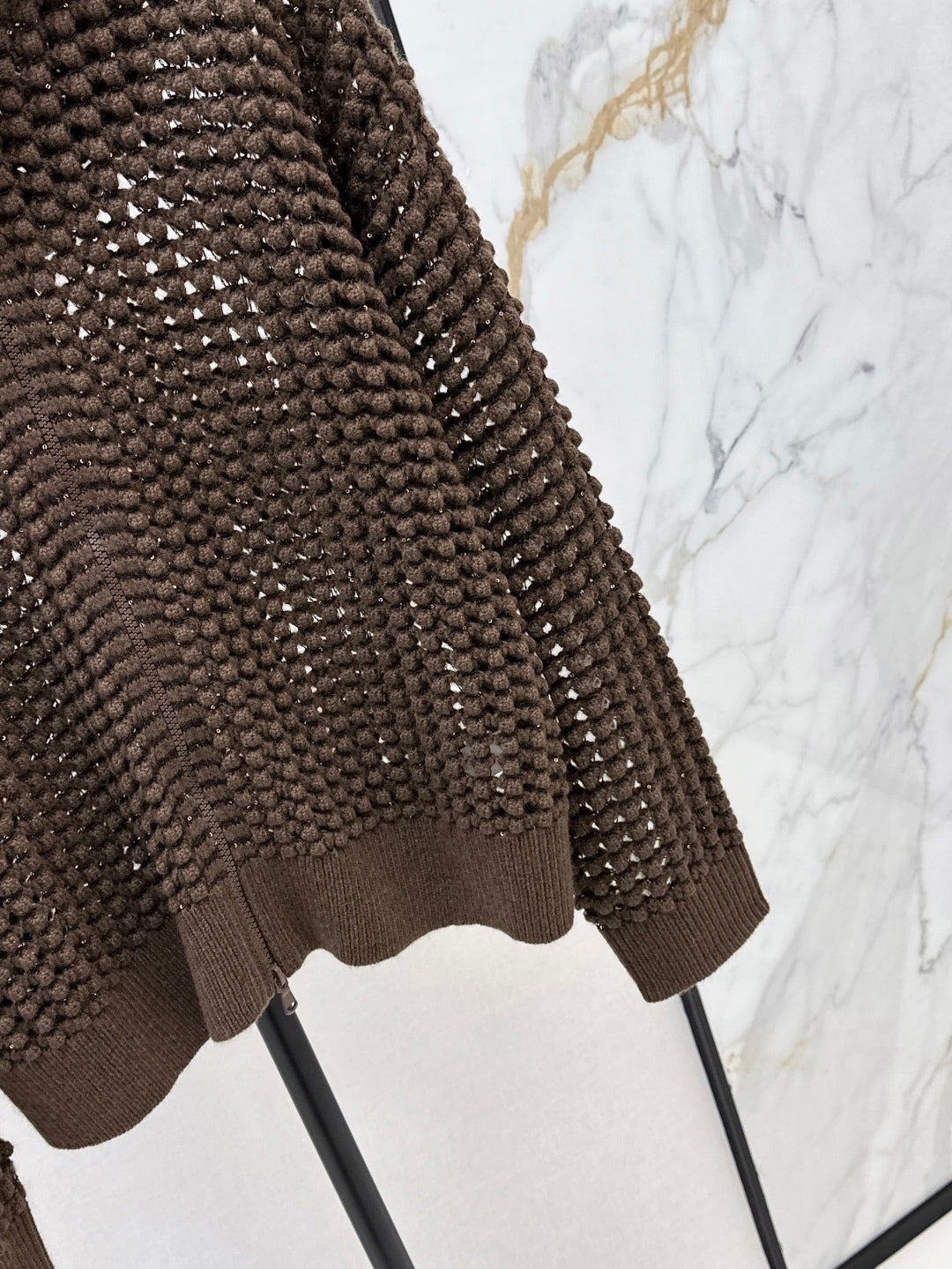 Brune 25fw hollow hoodie