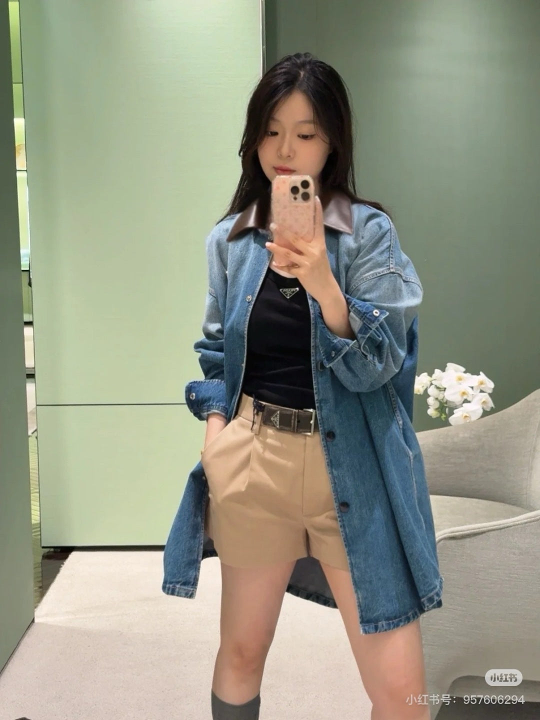 Pra 25fw denim jacket