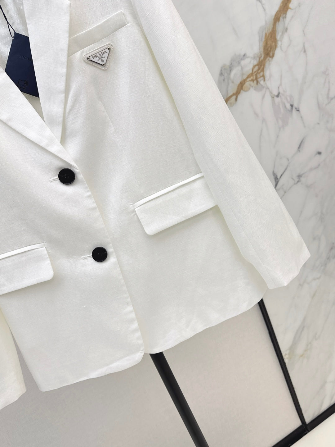 Pra 25fw linen blazer