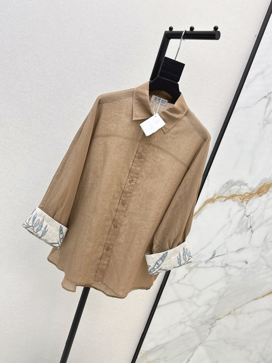 Brune 25fw linen shirt
