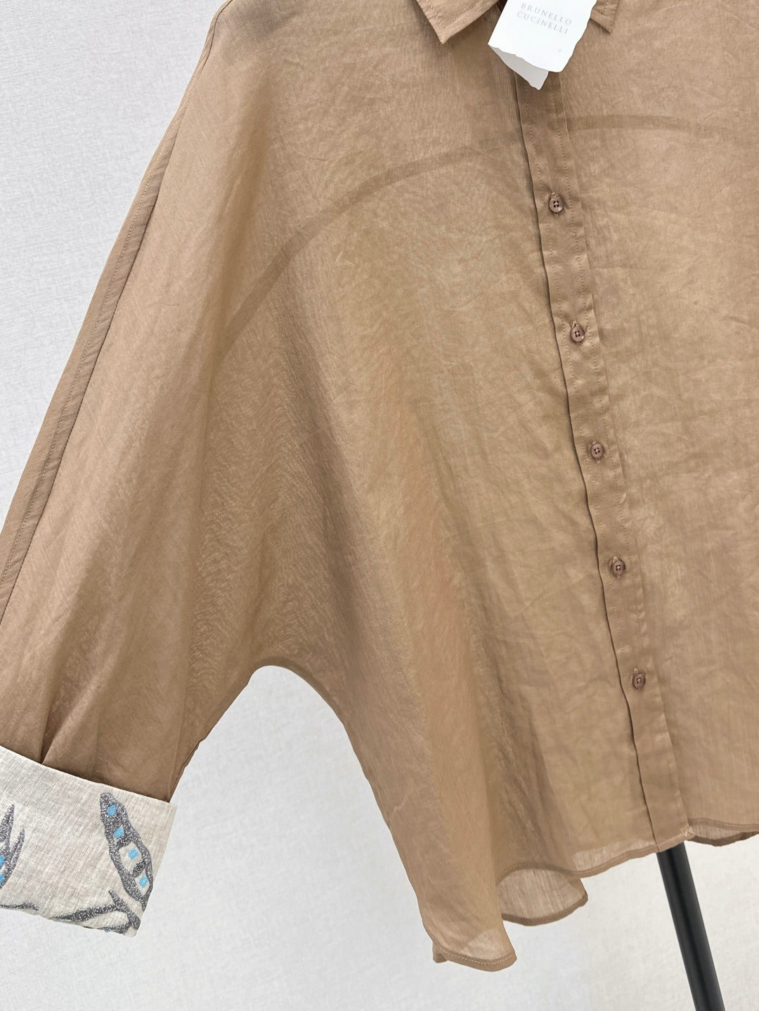 Brune 25fw linen shirt
