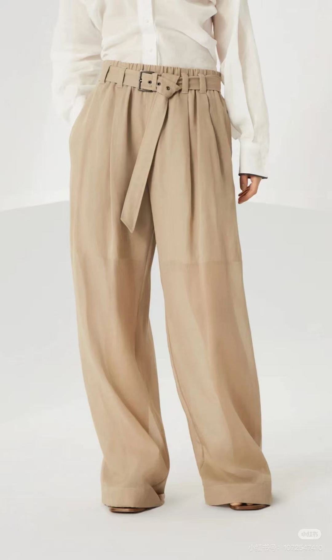 Brun 25fw linen pants