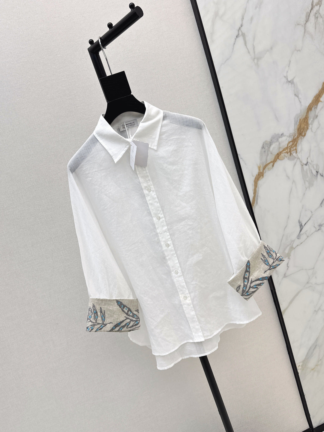 Brune 25fw linen shirt