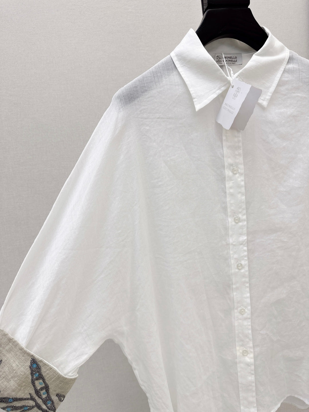 Brune 25fw linen shirt