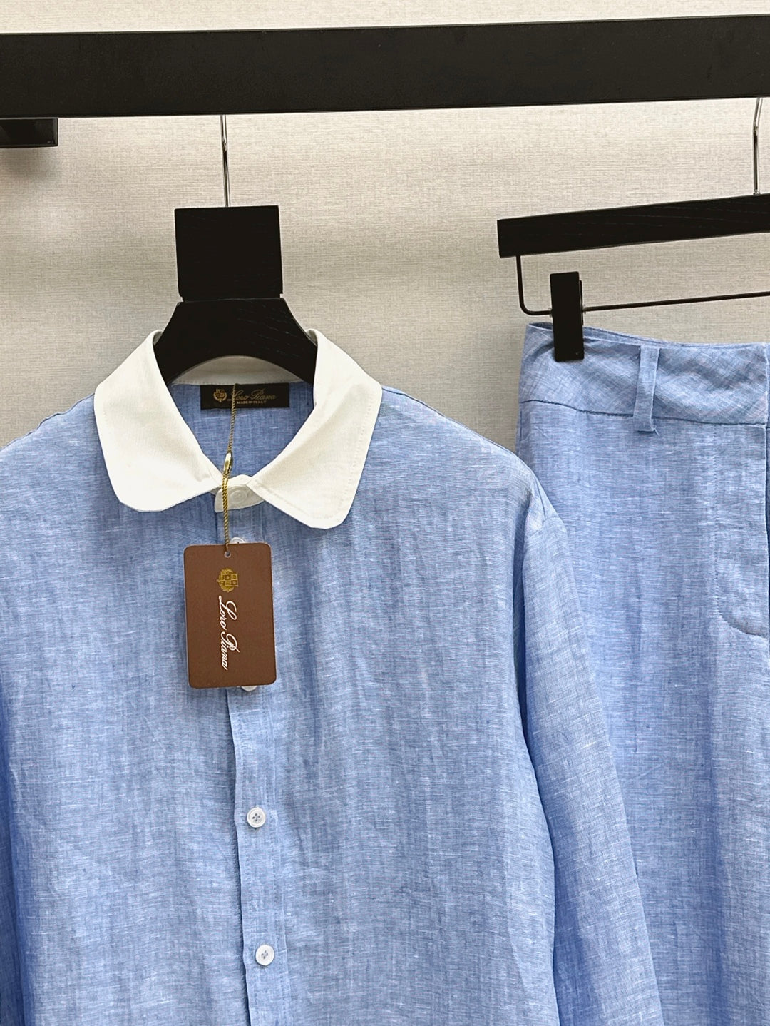 Loro 25fw linen suit