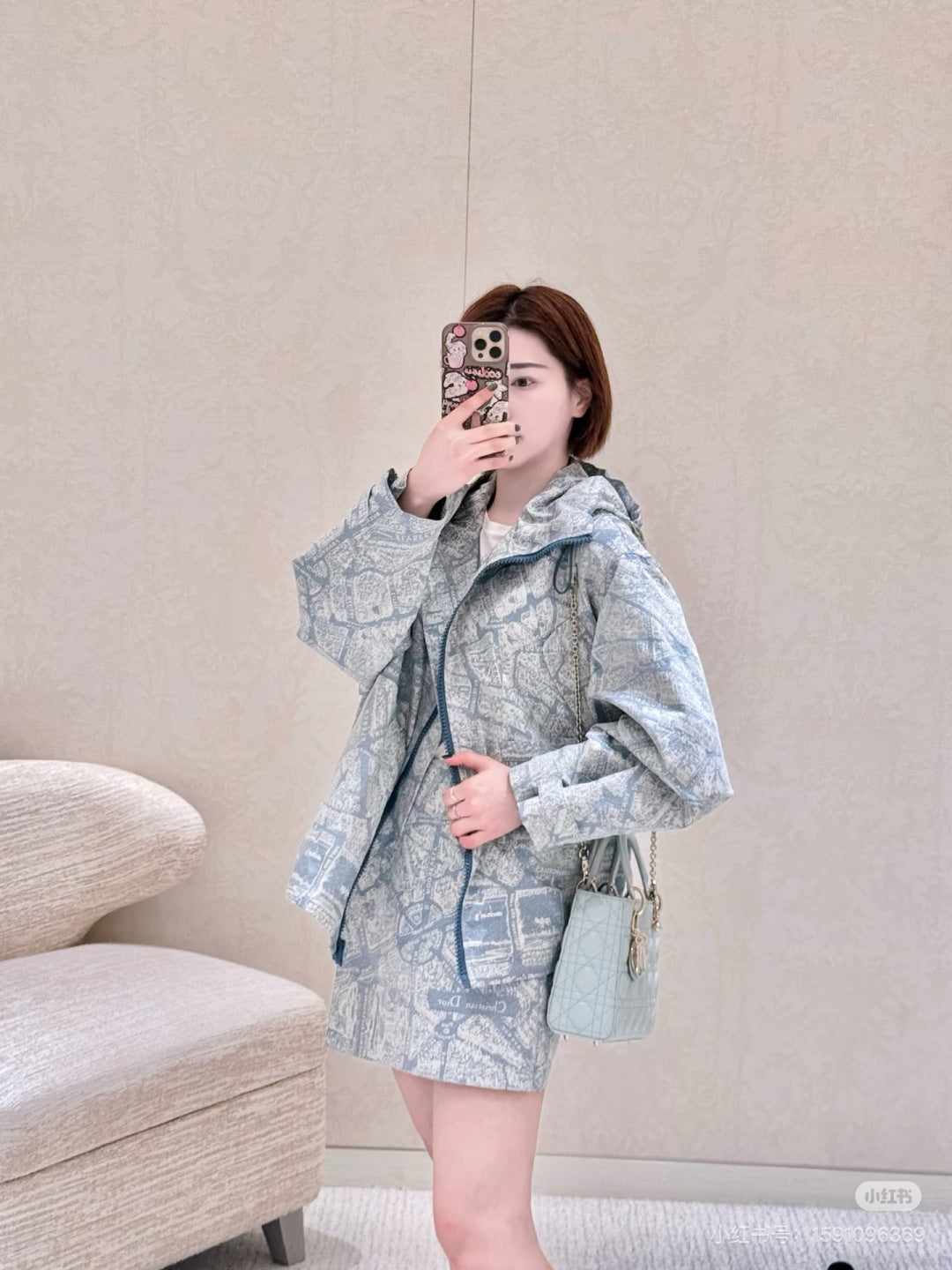 CD 25fw print jacket