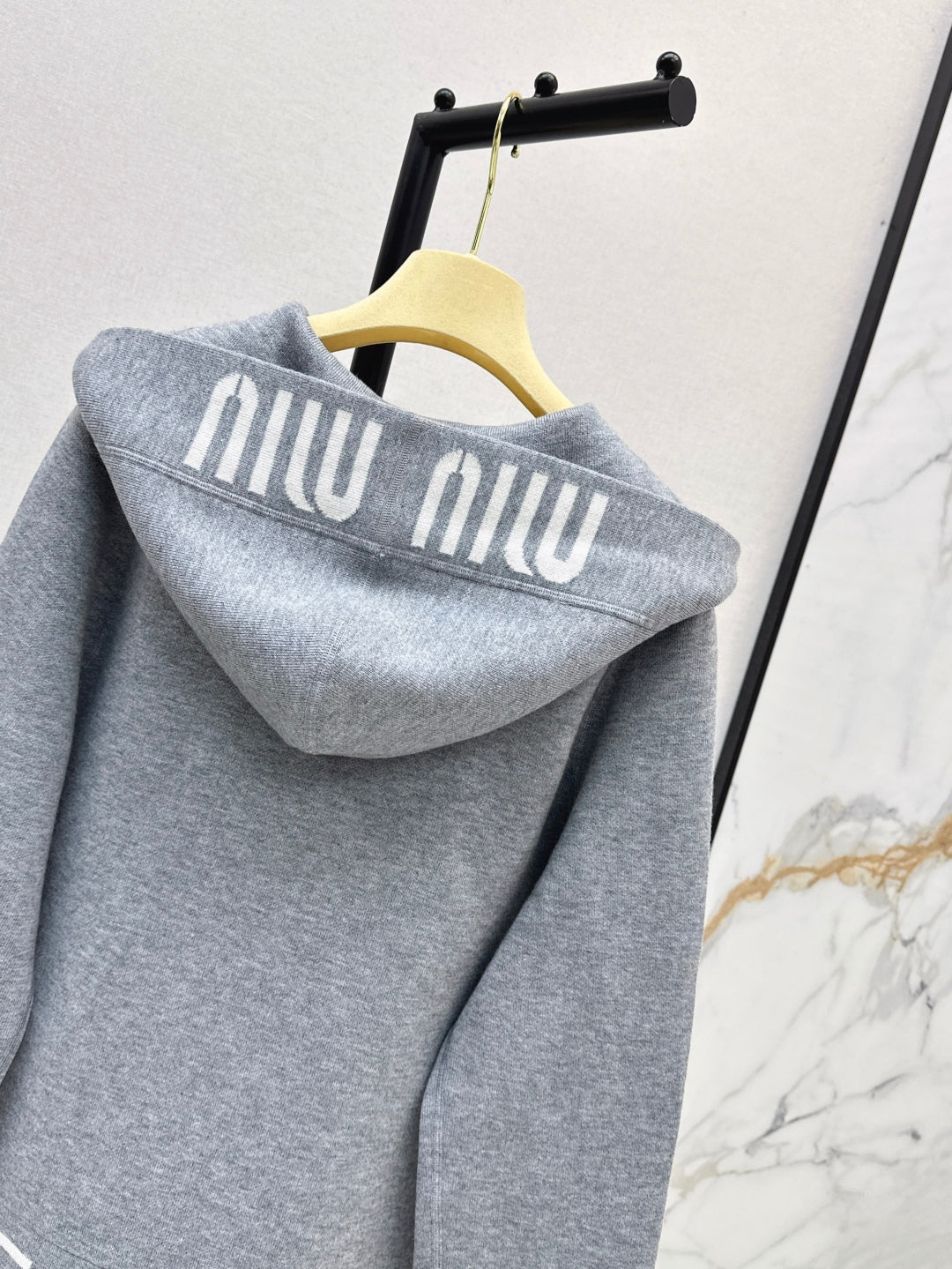Miu 25fw knitted jacket
