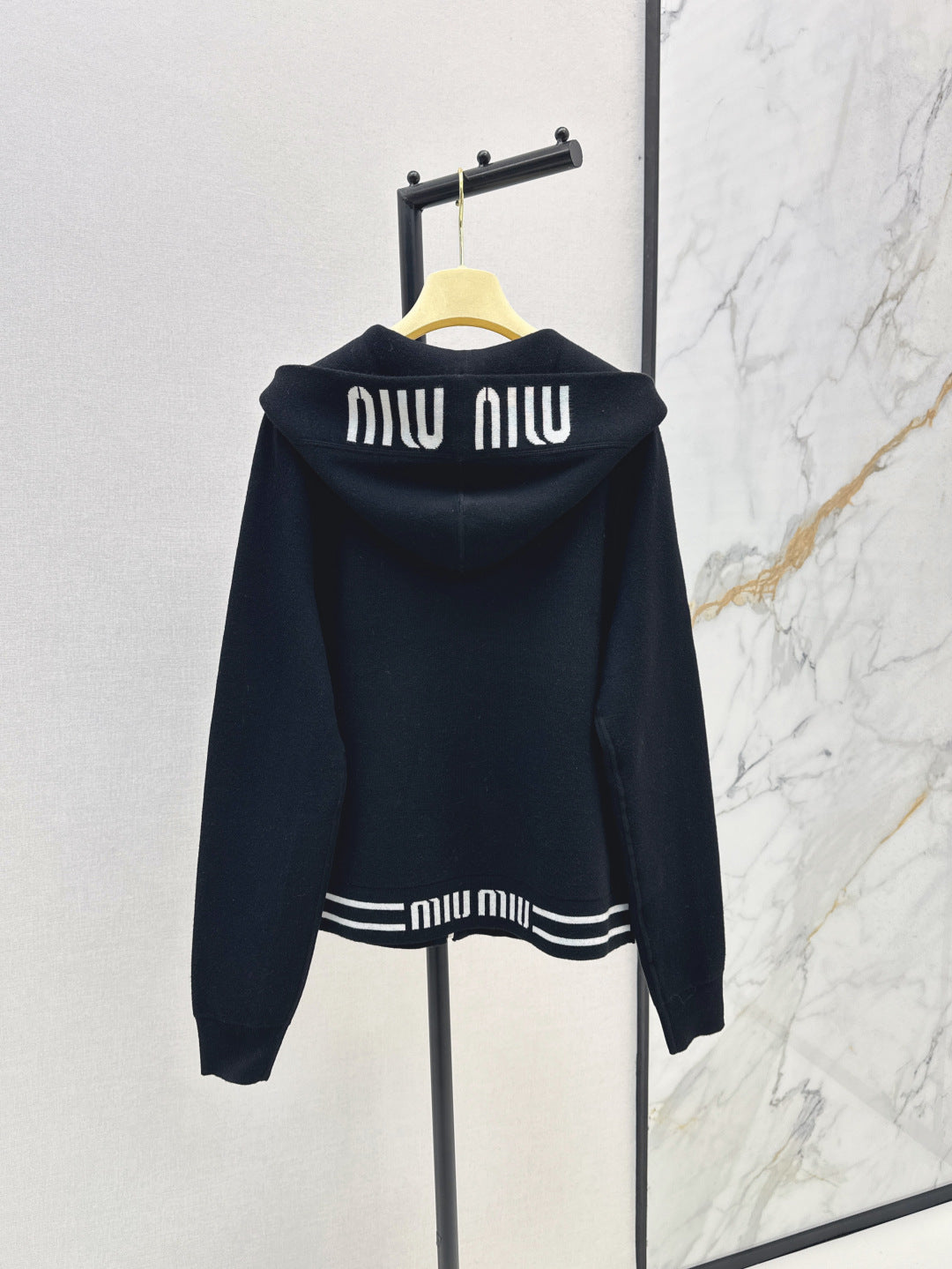 Miu 25fw knitted jacket