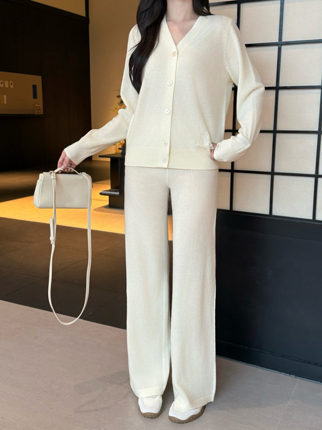 Loro 25fw knitted suit