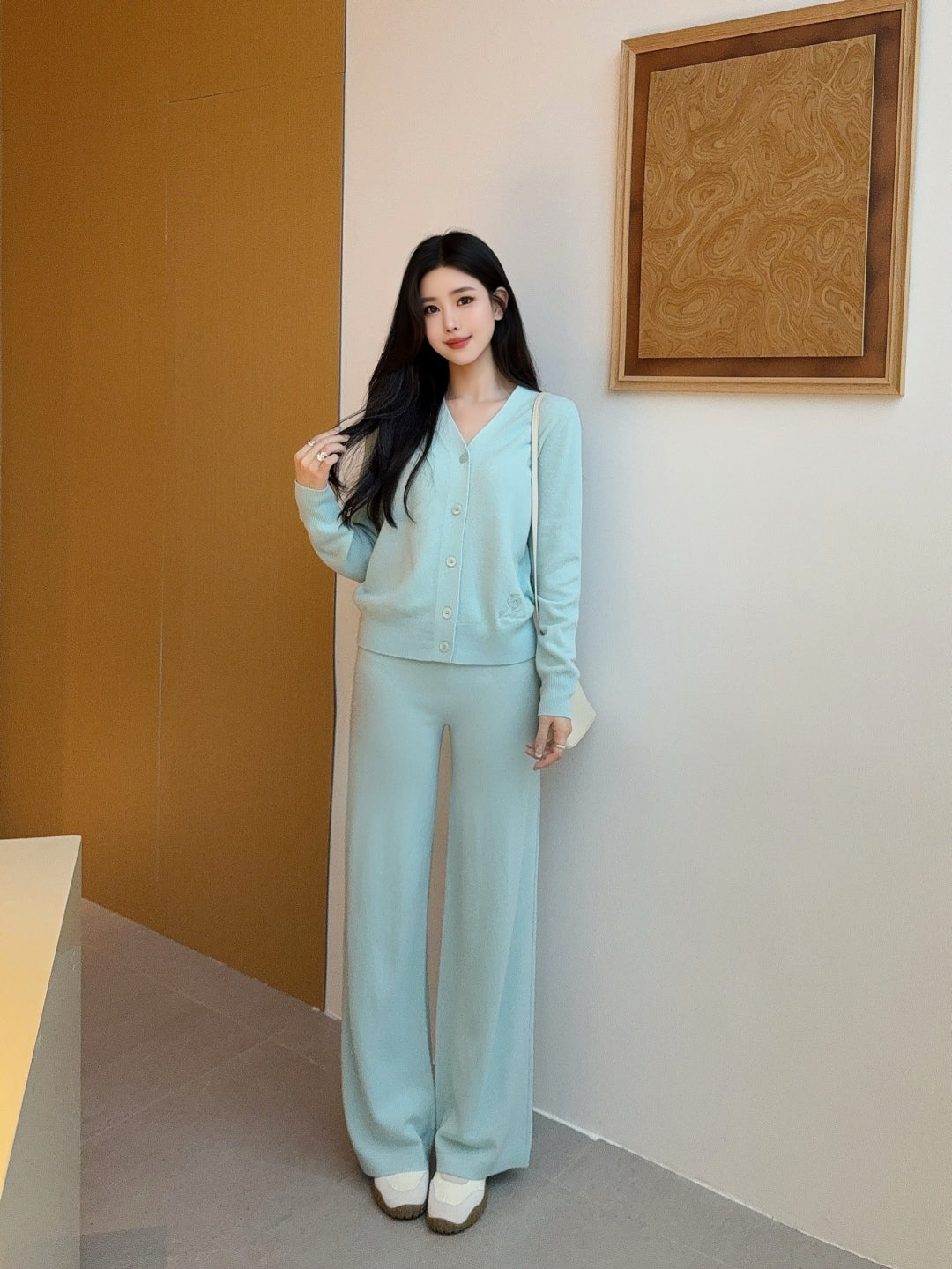 Loro 25fw knitted suit