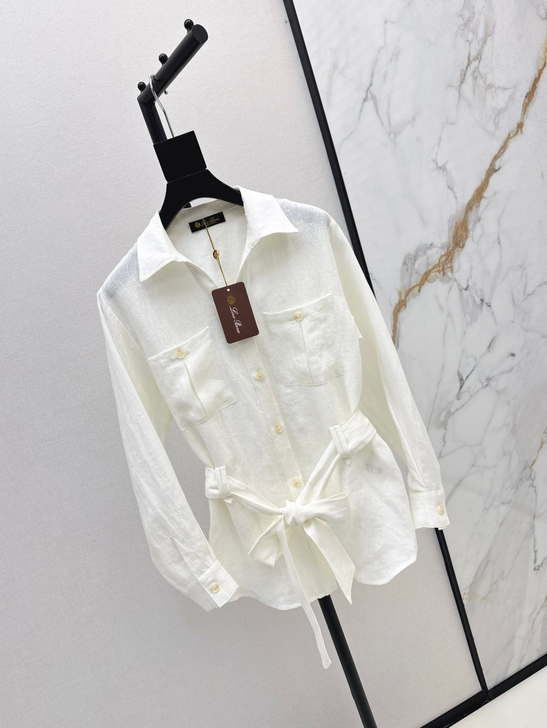 Loro 25fw linen cargo jacket