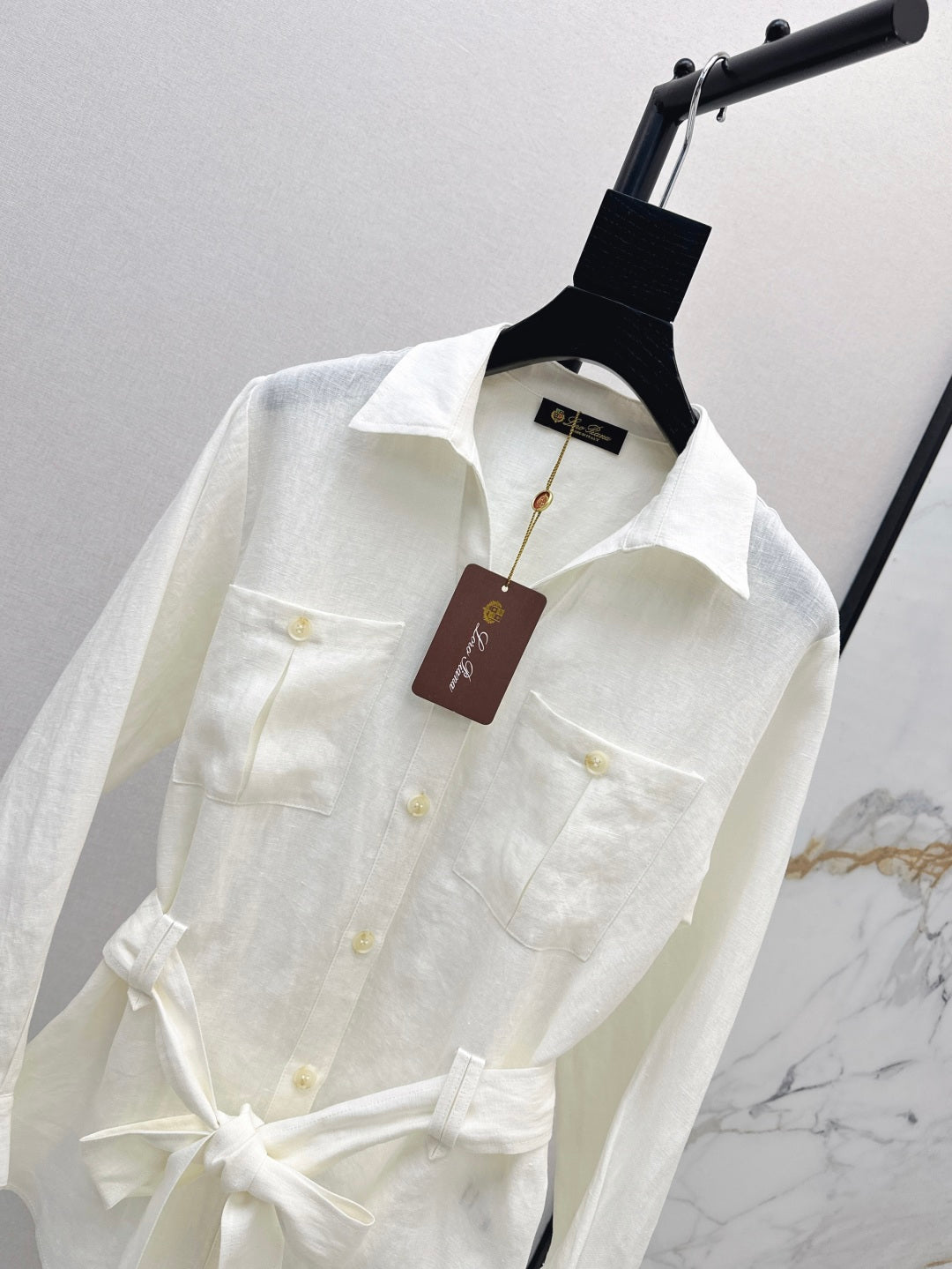 Loro 25fw linen cargo jacket