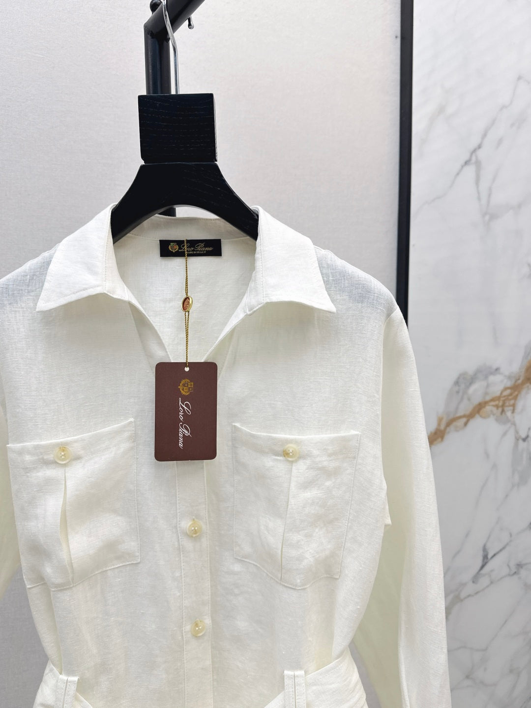 Loro 25fw linen cargo jacket