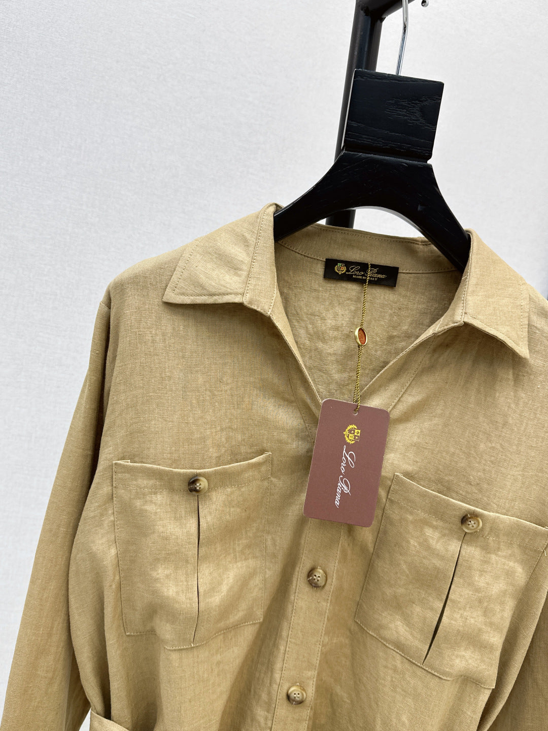 Loro 25fw linen cargo jacket