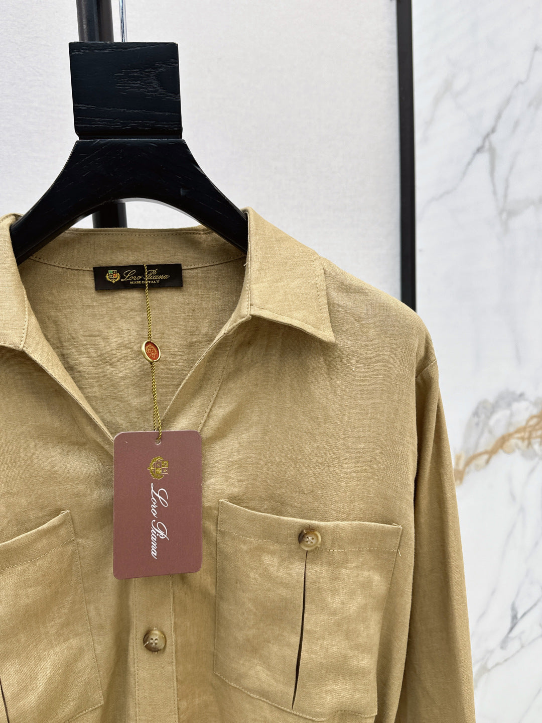 Loro 25fw linen cargo jacket