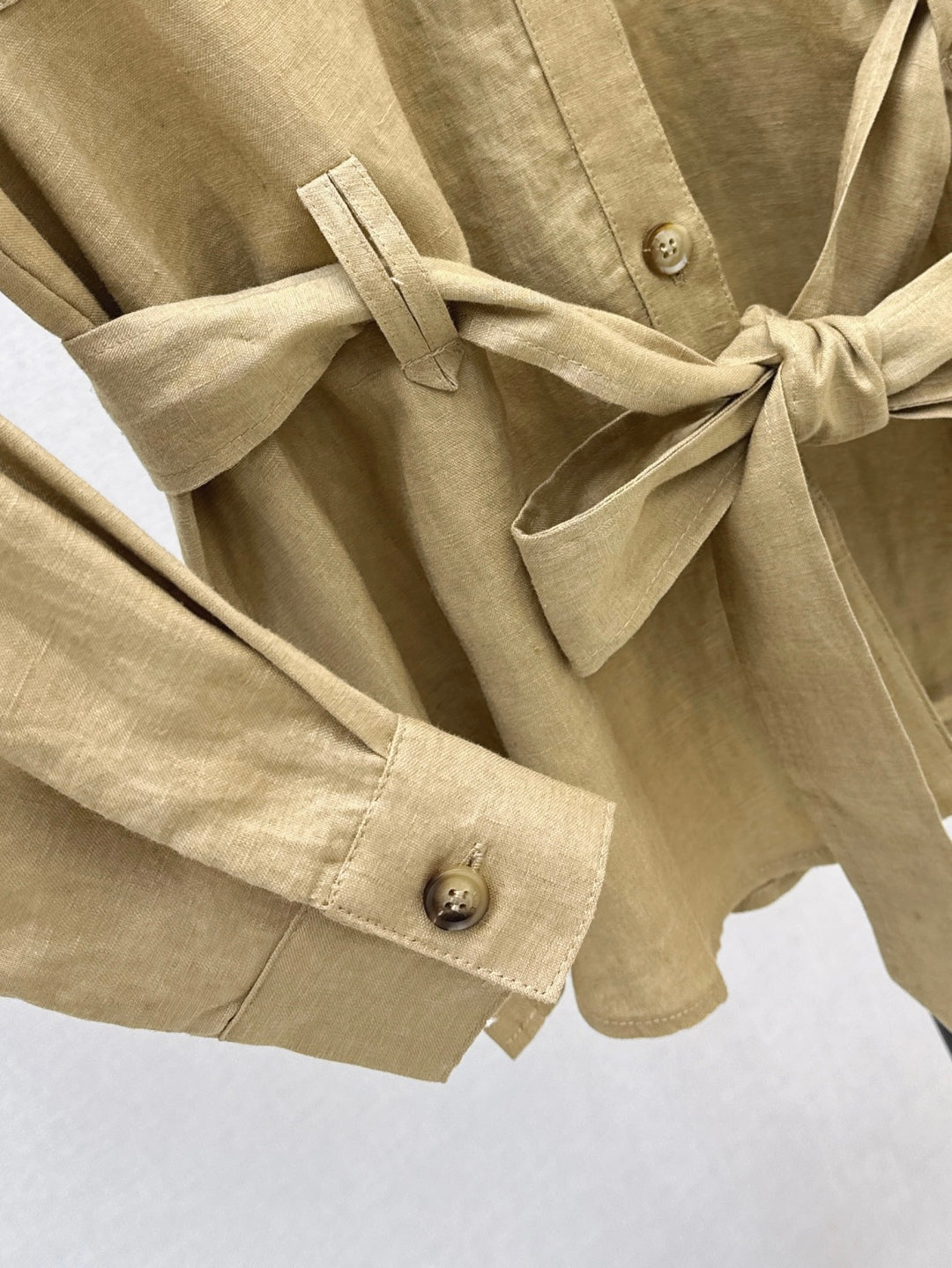 Loro 25fw linen cargo jacket