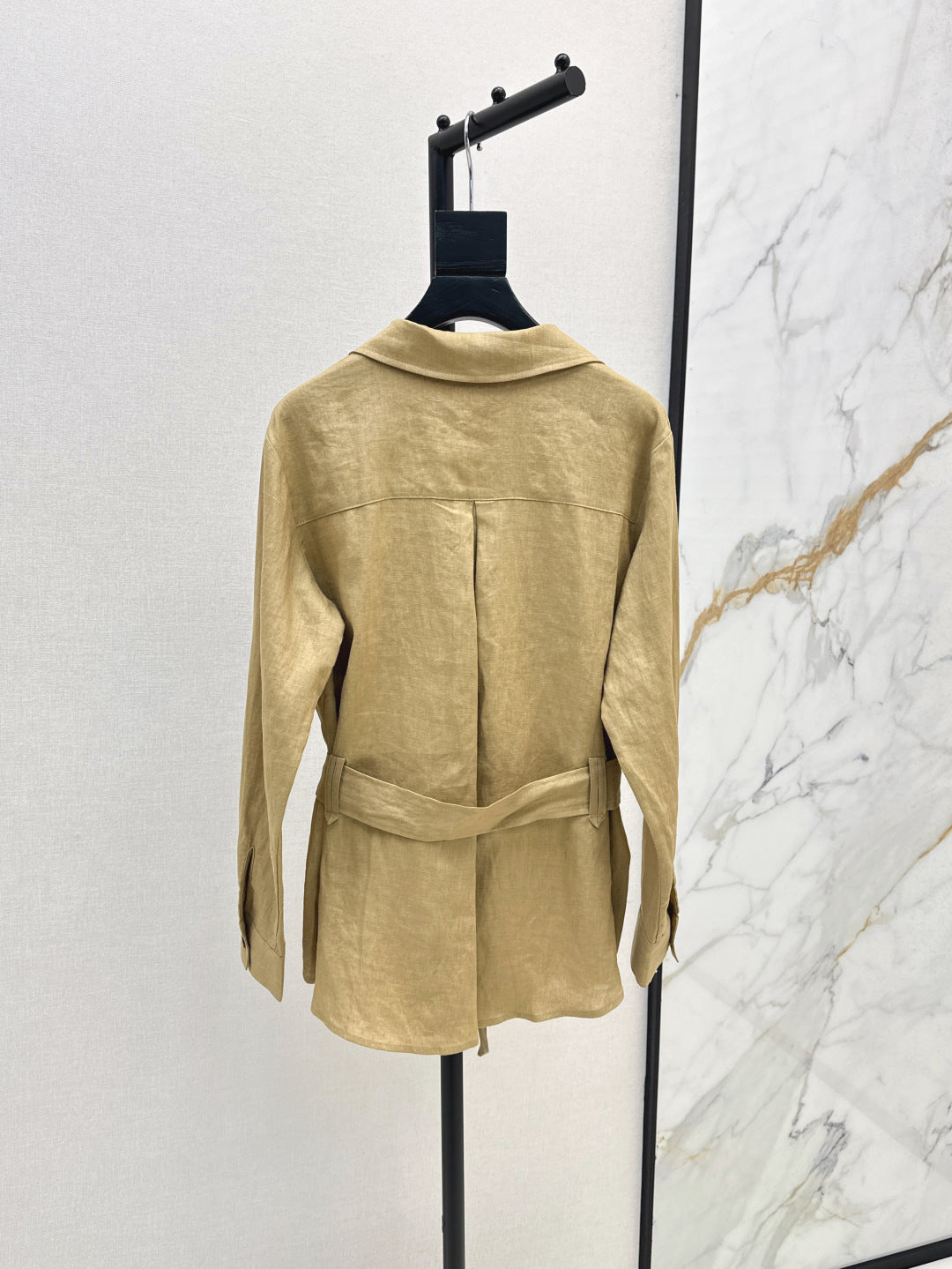 Loro 25fw linen cargo jacket