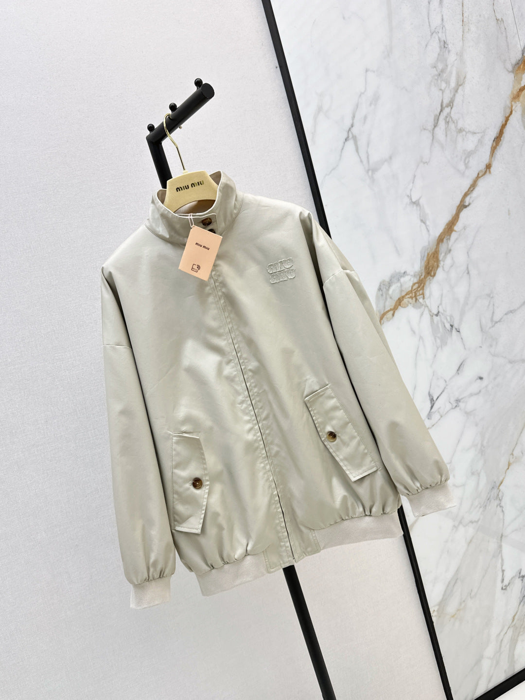 Miu 25fw embroidered jacket