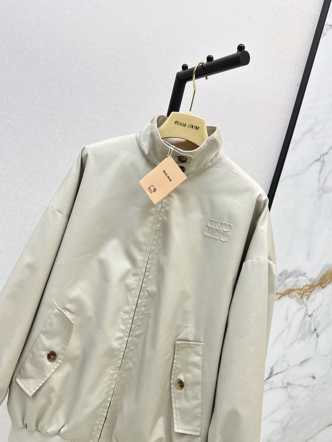 Miu 25fw embroidered jacket