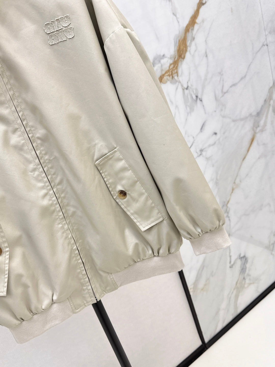 Miu 25fw embroidered jacket