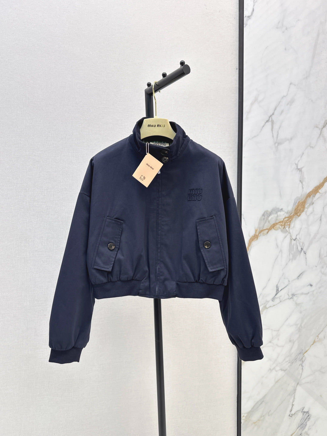 Miu 25fw embroidered jacket