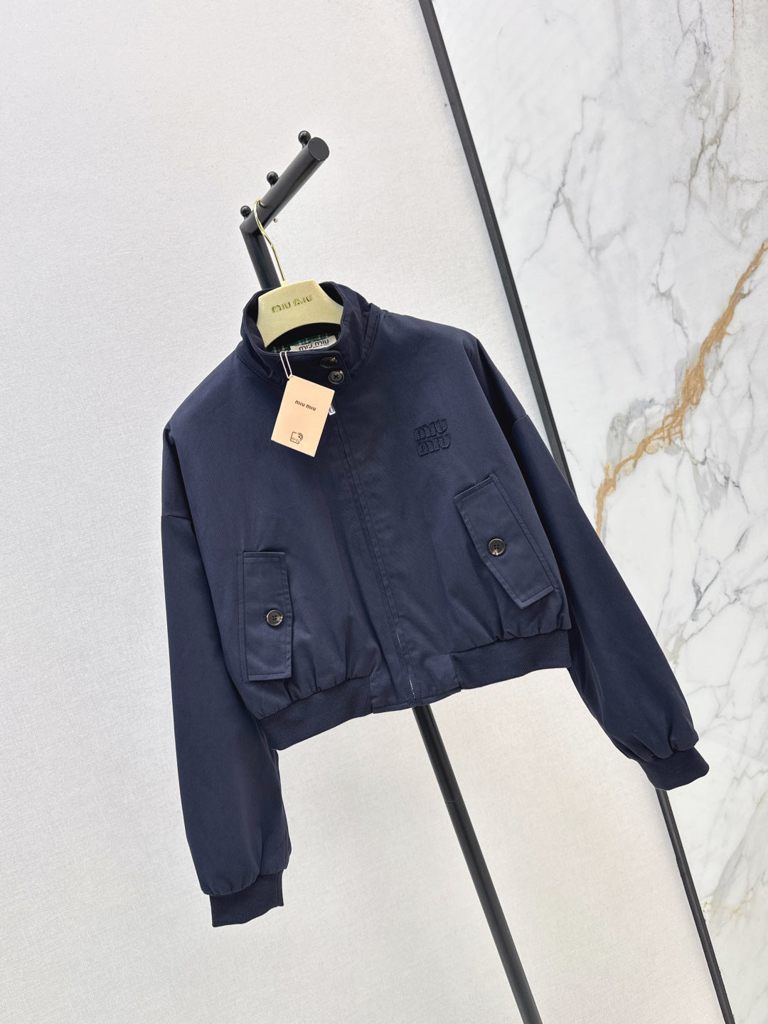 Miu 25fw embroidered jacket