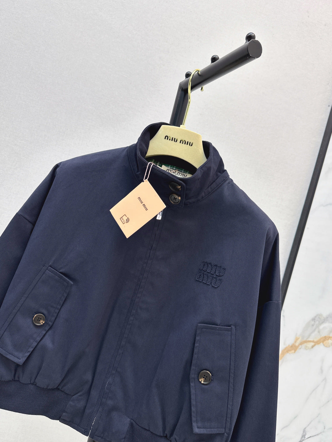 Miu 25fw embroidered jacket