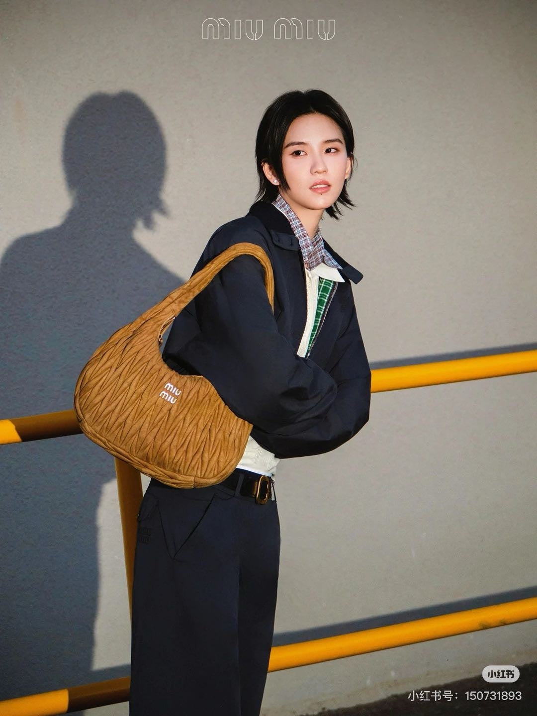 Miu 25fw embroidered jacket