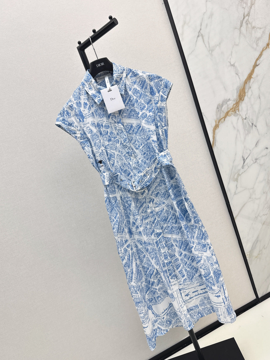 CD 25fw printed dress