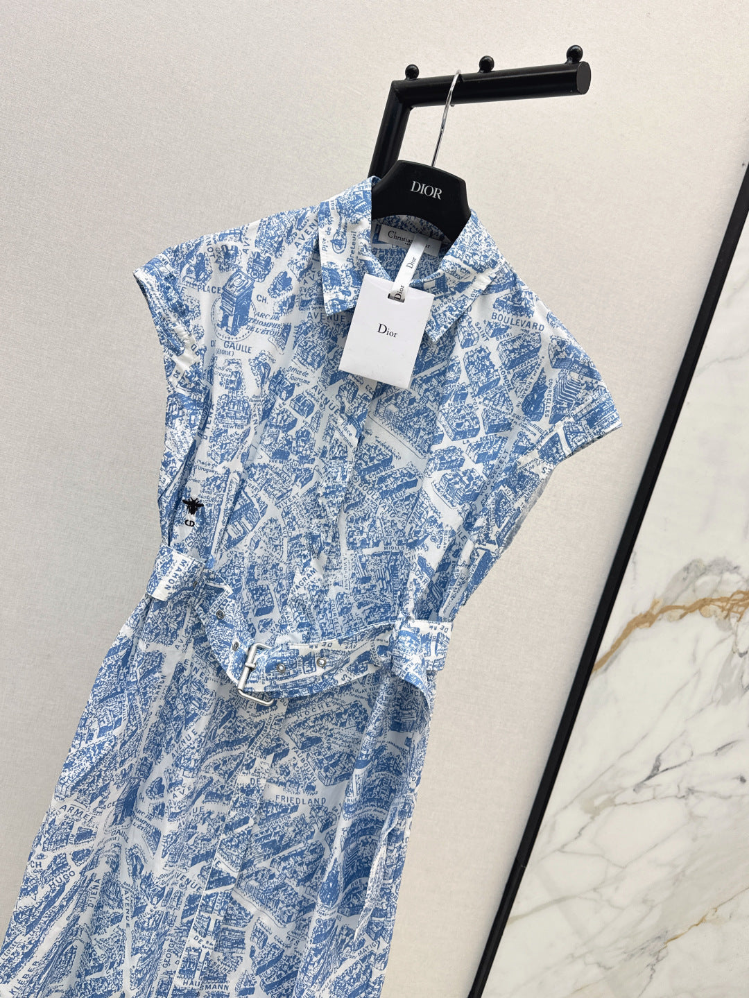 CD 25fw printed dress