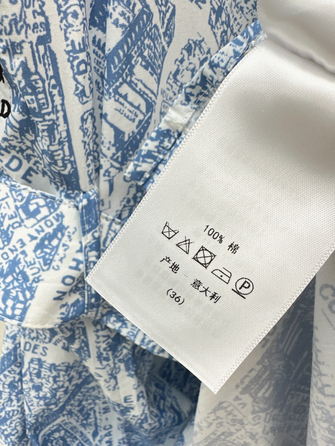 CD 25fw printed dress