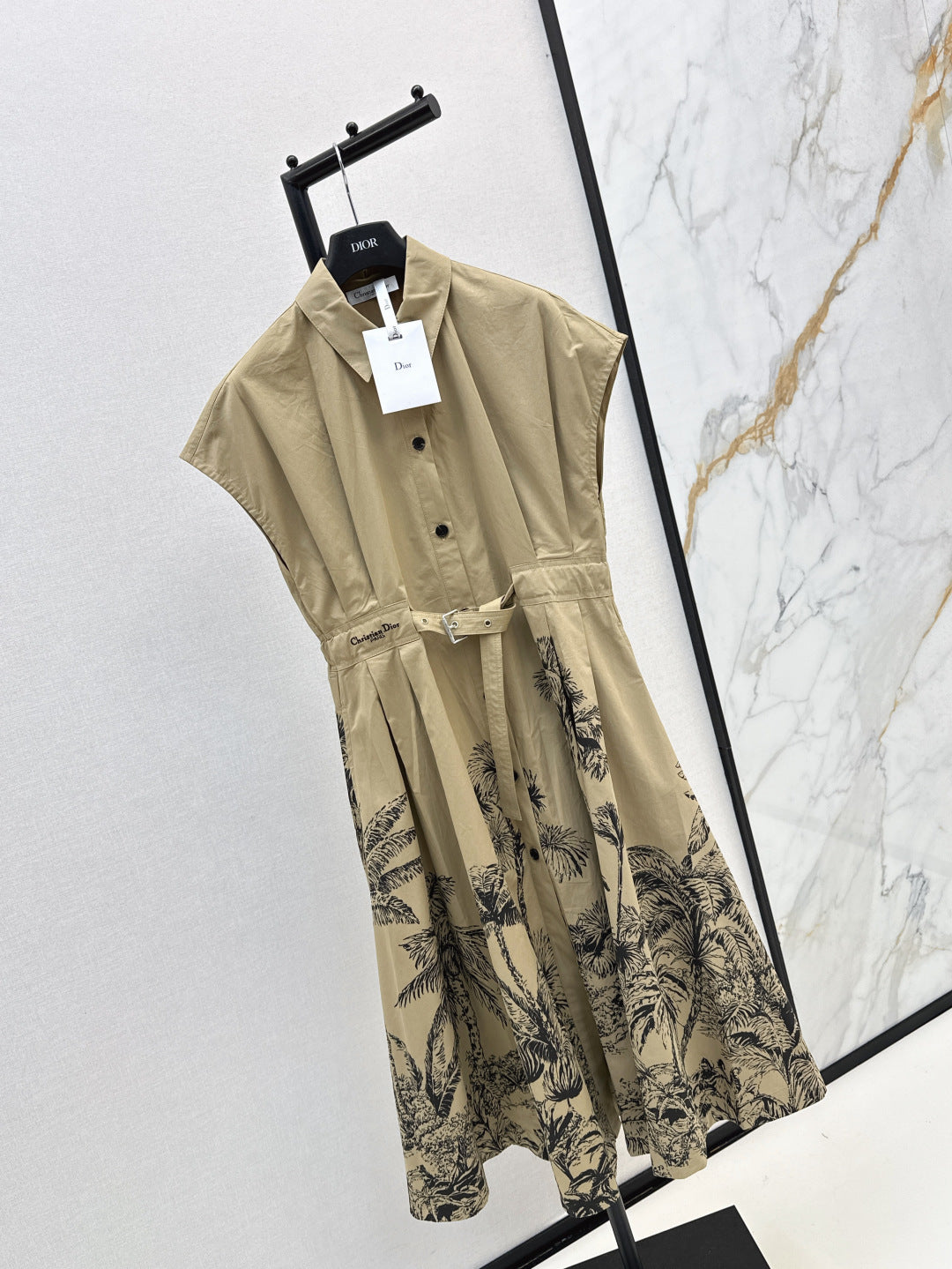 CD 25fw printed dress
