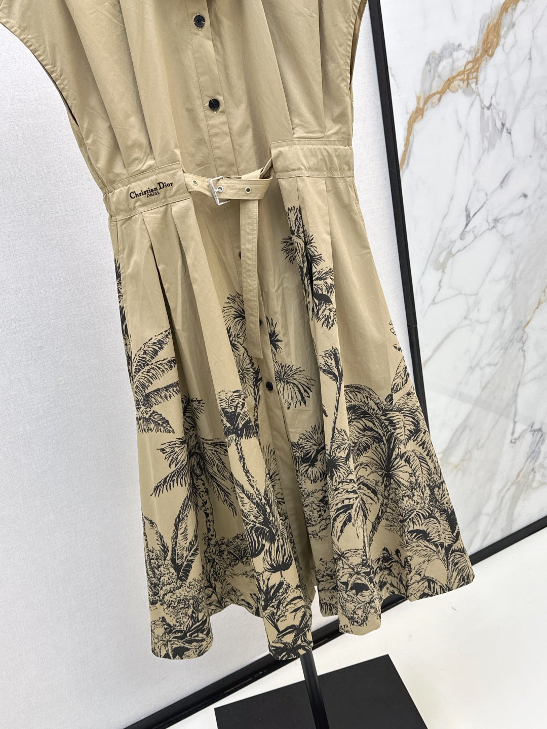 CD 25fw printed dress