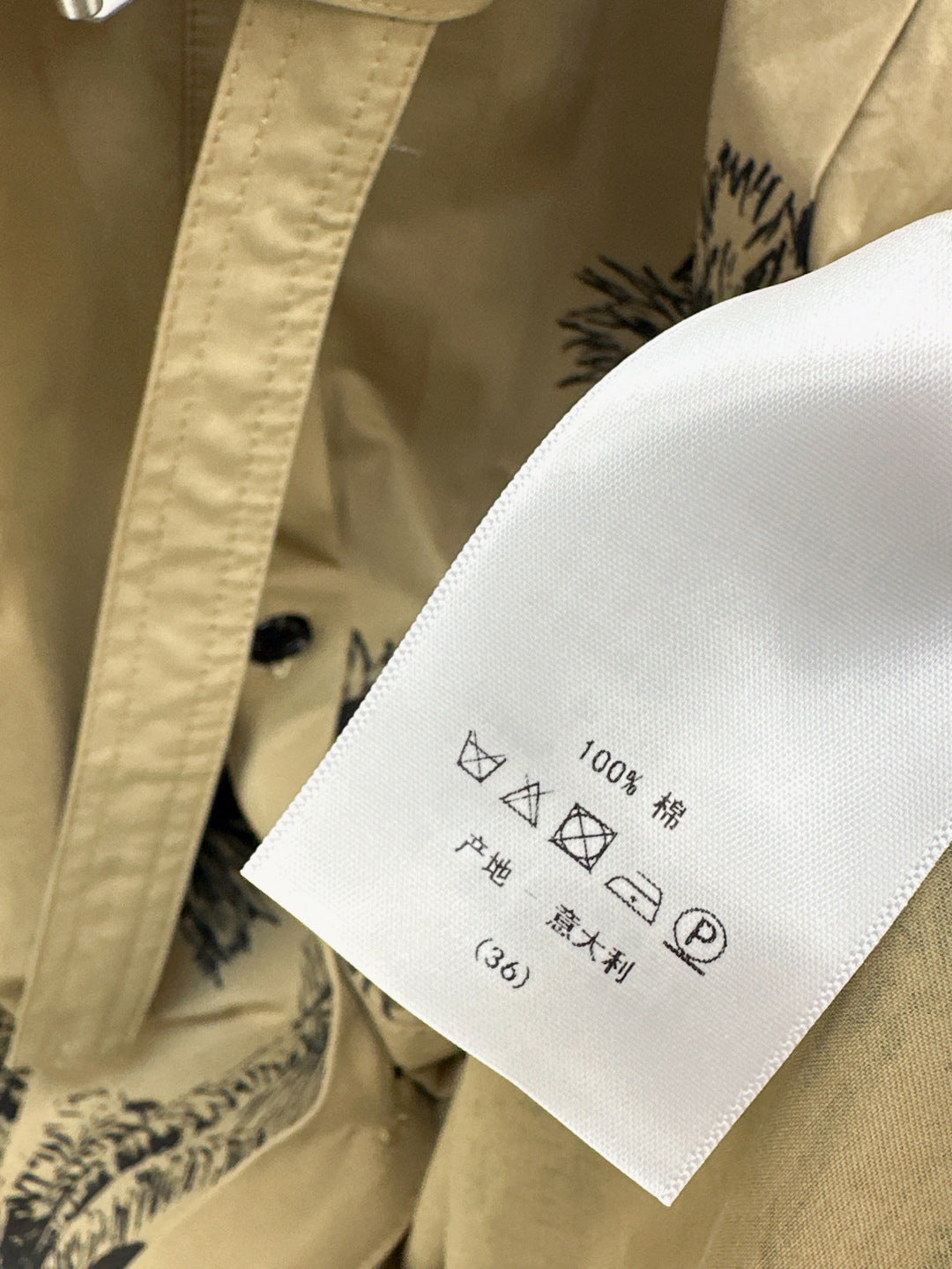 CD 25fw printed dress