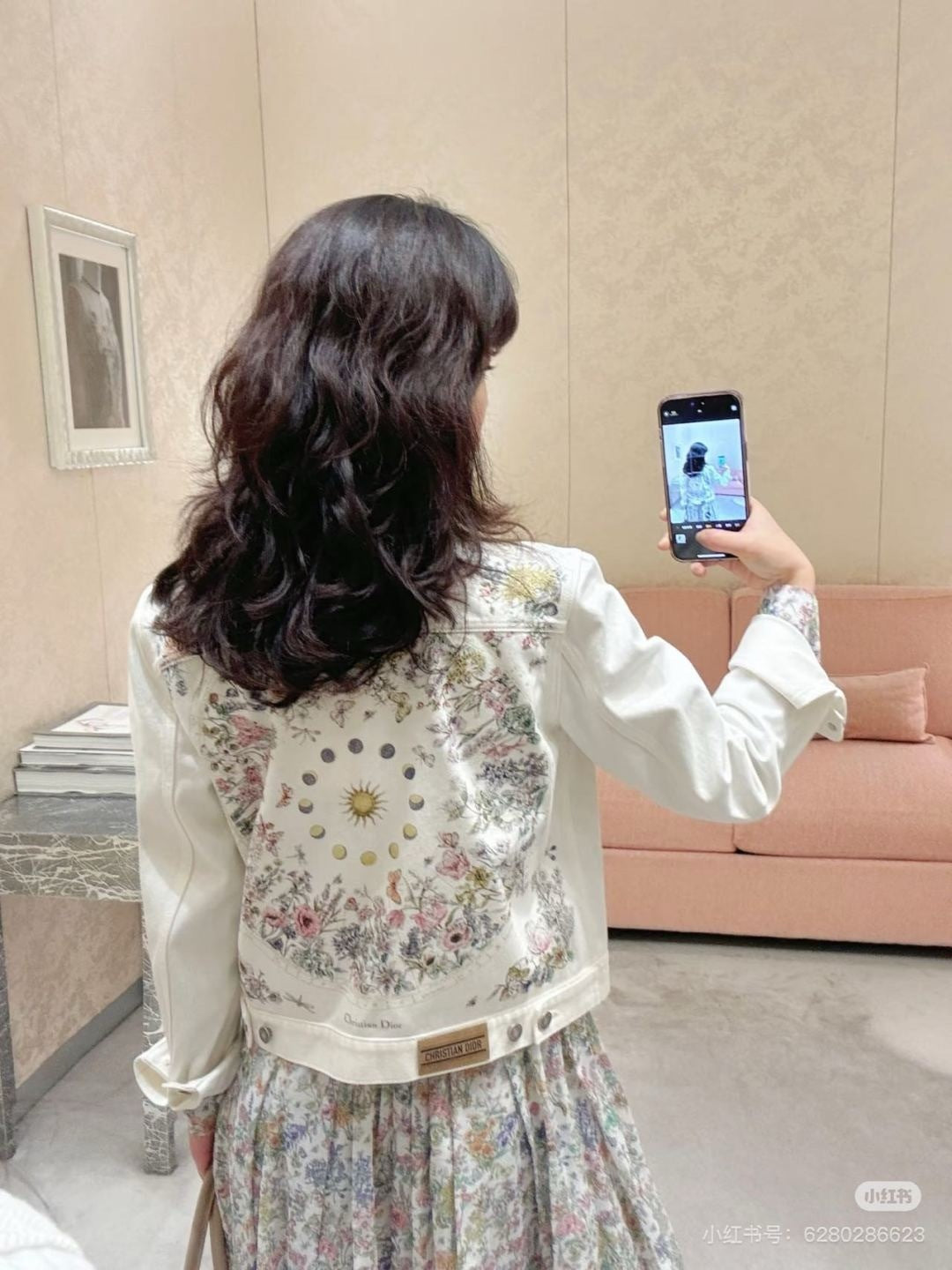 CD 25fw printed jacket